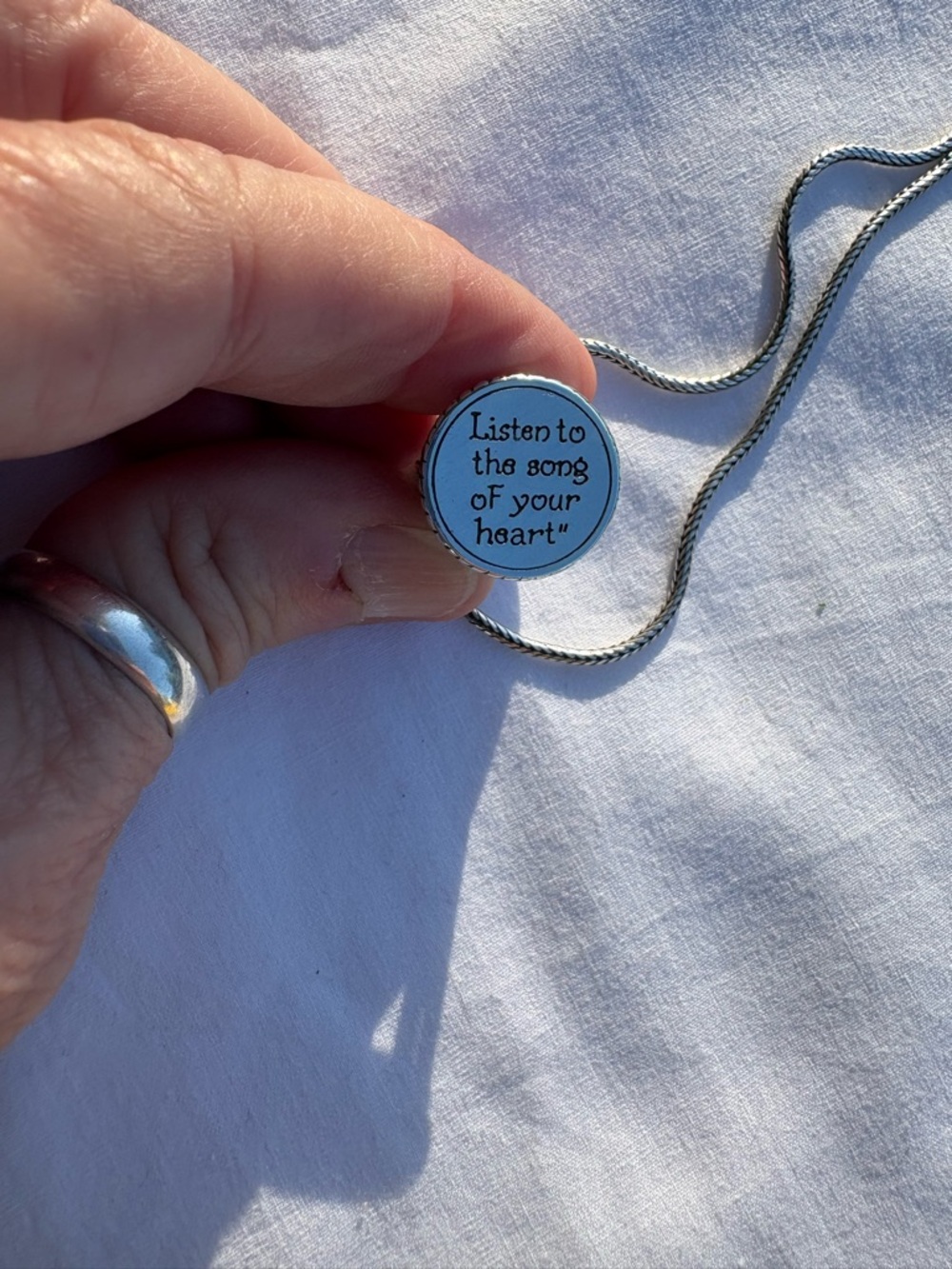 Brighton Silver Bird in a Cage Pendant Necklace on a Snake Chain - Picture 5 of 7